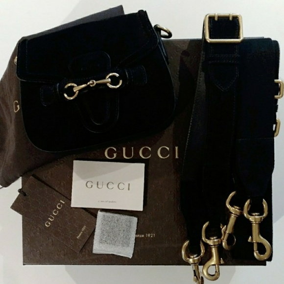 ❌SOLD❌❣️GUCCI Lady Web❣️Leather Suede Bag - Picture 8 of 8
